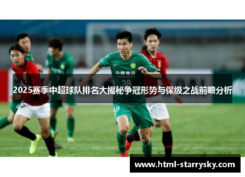 2025赛季中超球队排名大揭秘争冠形势与保级之战前瞻分析