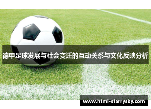 德甲足球发展与社会变迁的互动关系与文化反映分析