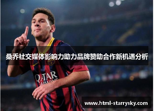 桑乔社交媒体影响力助力品牌赞助合作新机遇分析