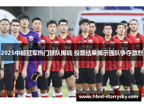 2025中超冠军热门球队揭晓 投票结果揭示强队争夺激烈